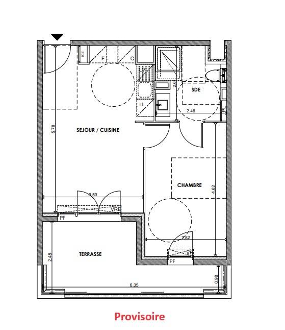 Vente appartement T2 neuf La Seyne sur Mer